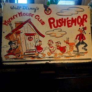 MICKEY MOUSE Push'em car panel